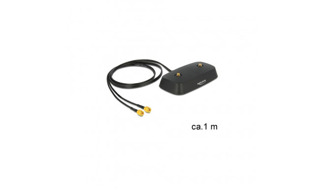 "Delock Antennenbasis 1m Black"