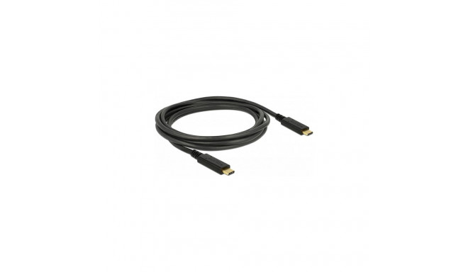 Delock 83668 must 2 m USB C isane kaabel