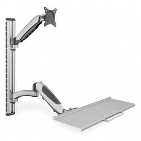 "DIGITUS DA-90354 Wandhalterung für 1 Monitor + Tastaturhalterung 69cm 27"" 8kg"