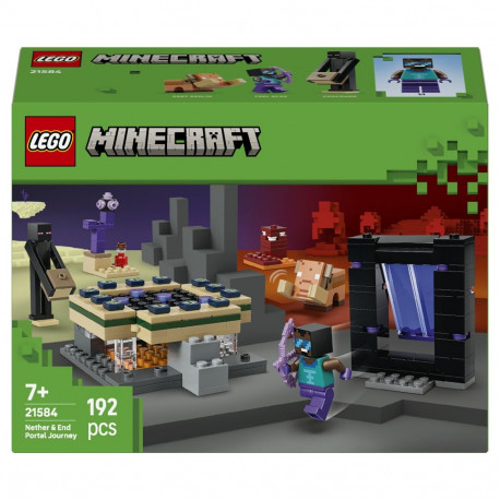 LEGO 21584 Minecraft reis läbi Netheri ja lõpuportaali