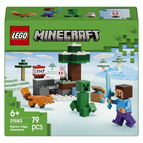 "LEGO 21583 Minecraft Steves Abenteuer in der Taiga"