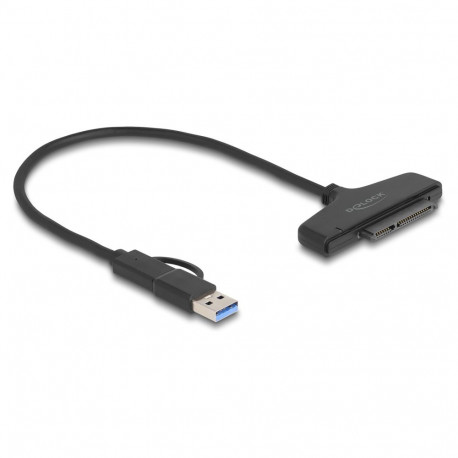 "DeLock USB zu SATA 6 Gb/s Konverter mit USB Type-C™ oder USB Typ-A Anschluss"