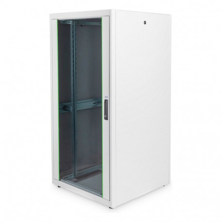 "Netzwerkschrank freistehend 19"" 32HE Digitus 1560x800x800 mm, Farbe Grau (RAL 7035), mit Glasfront