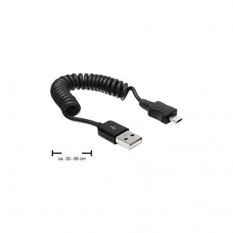 "Kabel Delock A -> Micro-B St/St 0.2"