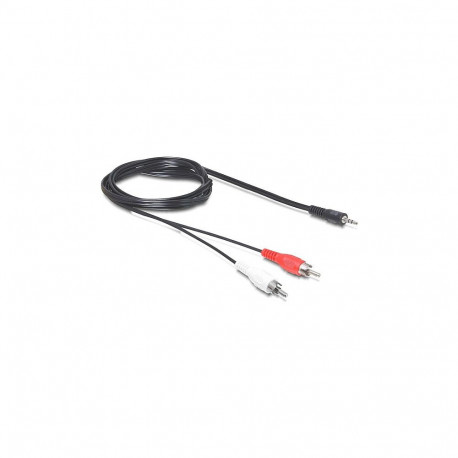 Audio-kaabel 3,5mm pistik > 2 x Cinch-pistikut 5m