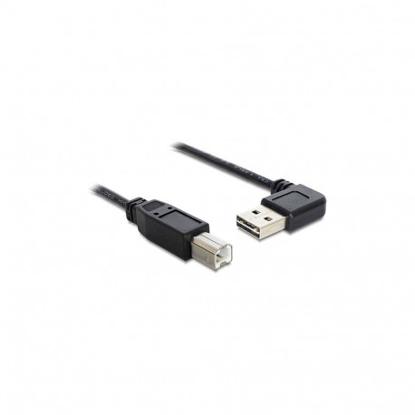 "Kabel EASY-USB 2.0 Typ-A Stecker gewinkelt links / rechts > USB 2.0 Typ-B Stecker 2 m"