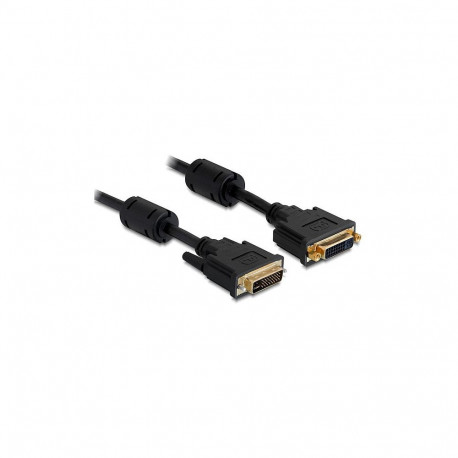DVI 24+5 pistikuga pikenduskaabel > DVI 24+5 pesaga, 3m, must