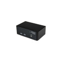 KVM 2 port dual DVI USB lüliti
