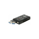 DeLock USB3.2 SD/microSD/SDHC/microSDHC/SDXC/microSDXC must kaardilugeja