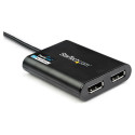 StarTech.com adapter USB3.0 (ST) > 2x DisplayPort (BU) 4K 60Hz 30cm must