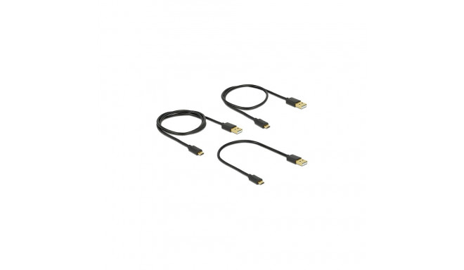 "Delock USB-Kabelsatz - Schwarz"