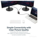 StarTech.com adapter USB3.0 (ST) > 2x DisplayPort (BU) 4K 60Hz 30cm must