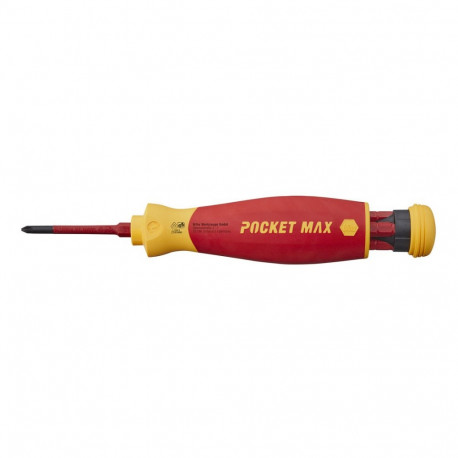 "Wiha Schraubendreher mit Bitmagazin PocketMax electric"
