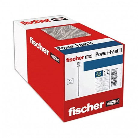 Fischer Power-Fast II 6,0x100 peitpeaga puitlaastplaadikruvi (25 tk, osalise keermega, tsingitud)