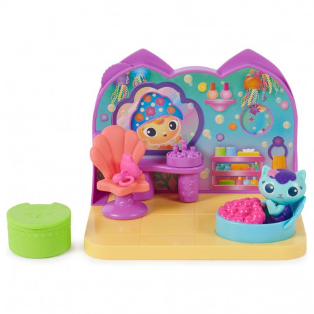 "Spinmaster Gabby's Dollhouse Deluxe Room Spielset - Wellness Raum mit Meerktzchen"