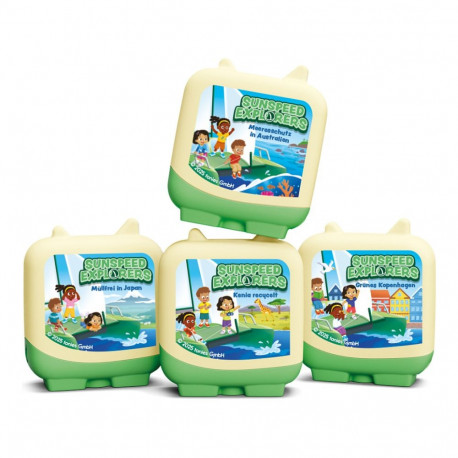 "Tonies Clever Tonies: The Sunspeed Explorers Set (4 Tonies)"