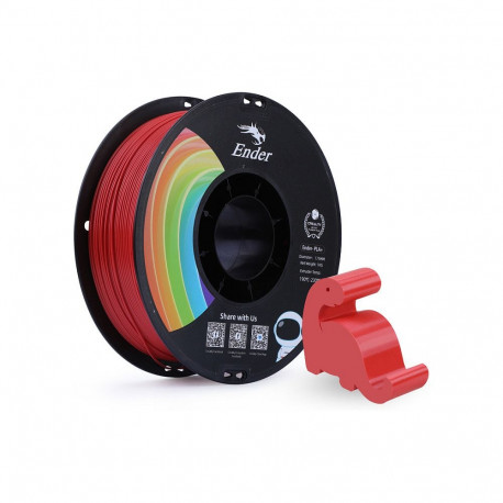 Creality PLA+ punane 3D-filament (1 kg, 1,75 mm, rullil)
