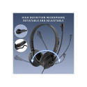 Equip juhtmega stereo-peakomplekt mikrofoniga USB-A 2.00m must