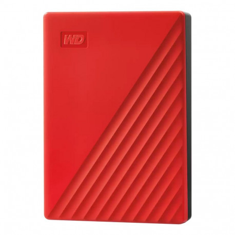 2,5" WD My Passport 6TB punane kaasaskantav kõvaketas, USB3.0 USB2.0 ühilduv, retail