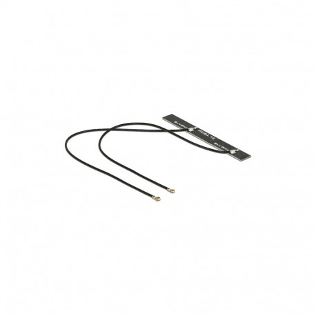 kaheribaline WLAN WiFi 6 topeltantenn 2 x I-PEX Inc. MHF® 4L pistikuga 5 dBi 2 x 15 cm sisemine PCB 