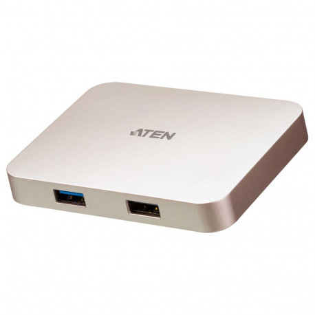 "ATEN UH3235 USB-C 4K Ultra Mini Dock mit Power Passthrough"
