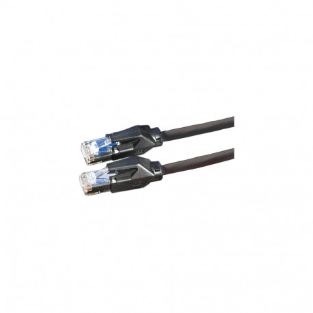 "DTWYLER Patchkabel Kat.6 Class E S/FTP CU 7702 flex LSOH Hirose TM21 schwarz 2m"