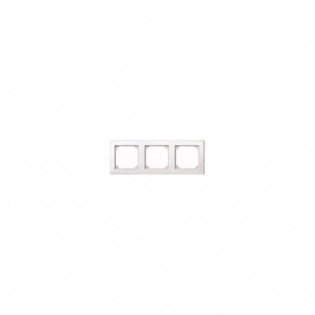 "MERTEN 3-fach Steckdosenrahmen weiß 22.3 x 8.1 cm"