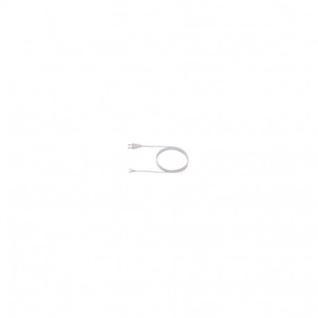 "BACHMANN Zuleitung 2x0.75 2m weiss H03VVH2-F Eurostecker unverpackt"