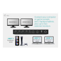 D I-TEC USB-C KVM dokkimisjaam
