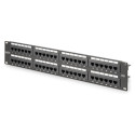 Digitus 2HE 48-port Cat6 varjestamata must patch-paneel