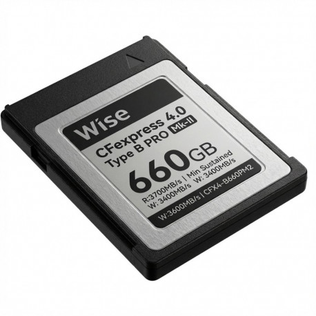 "Wise CFexpress 4.0 Type B PRO 660GB MK-II WI-CFX4-B660PM2"