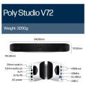 Poly Studio V72 USB videoriba