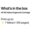 HP 912 kollane tindikassett