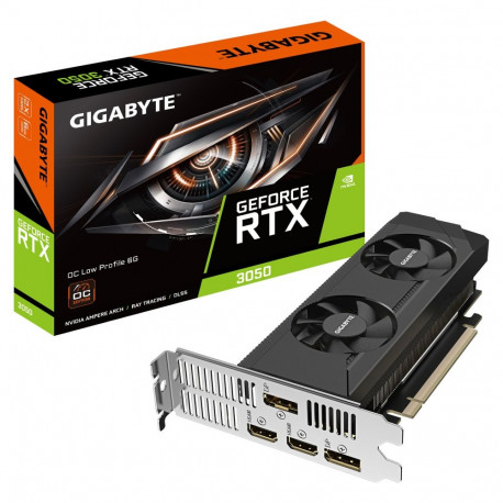 "RTX 3050 6GB Gigabyte OC Low Profile GDDR6"