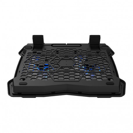CANYON NS03, Cooling stand dual-fan with 2x2.0 USB hub, support up to 10”-15.6” laptop, ABS plastic 