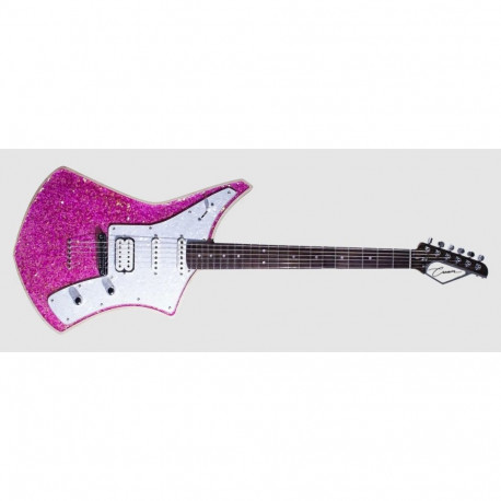 Cream Guitars Revolver Pink Glitter