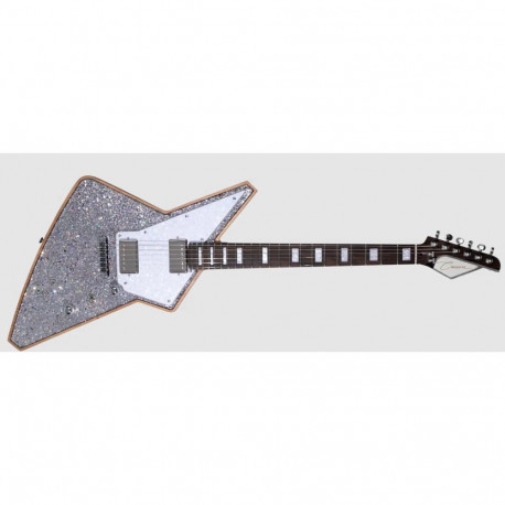 Cream Guitars Voltage Silver Glitter + Mirror