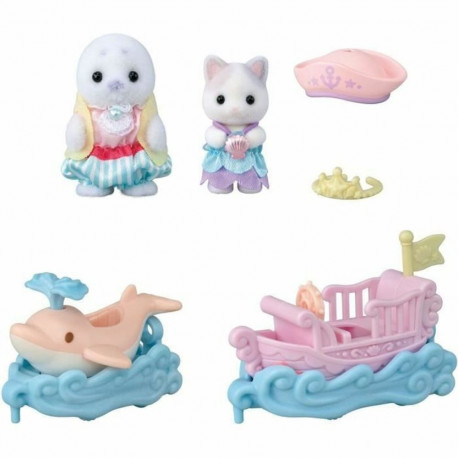 Playset Sylvanian Families Amusement Park Ride - Ride the Waves Mitmevärviline