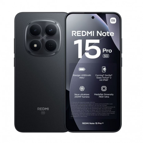 Xiaomi Redmi Note 15 Pro 5G 8/256GB Black