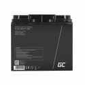 Green Cell AGM09 tööstuslik laetav aku suletud plii-happe (VRLA) 18000 mAh 12 V