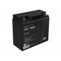 Green Cell AGM09 tööstuslik laetav aku suletud plii-happe (VRLA) 18000 mAh 12 V