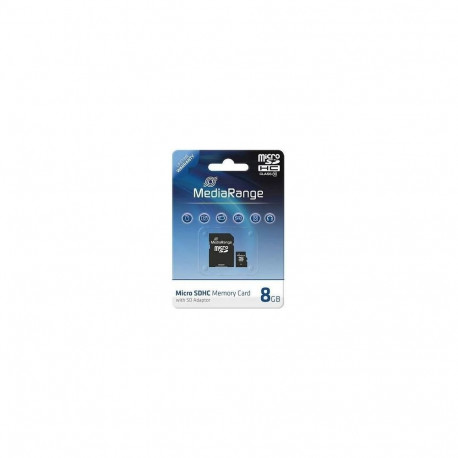 Media Range 8 GB microSD, memory card (black, Class 10)