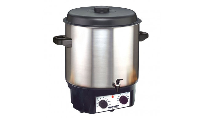 Glögi- ja konserveerimisautomaat KA 2004/E 1.800W 27L, roostevaba teras (harjatud)/must