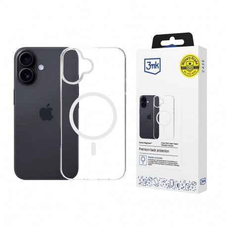 3mk Armor MagCase for iPhone 16 Plus - Transparent