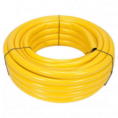 Flo Aiavoolik 89314, 20 m, 19.05 mm, 3 kihti, PVC, kollane, Practic Line, UV-kindel, 25 baari, -10 -