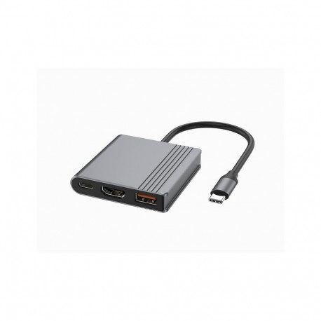 I/O ADAPTER USB-C TO HDMI/USB3/3IN1 A-CM-COMBO3-05 GEMBIRD