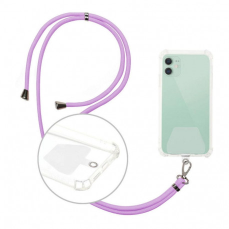 Setty kaelapael telefonile, 150cm, nailon, lilla