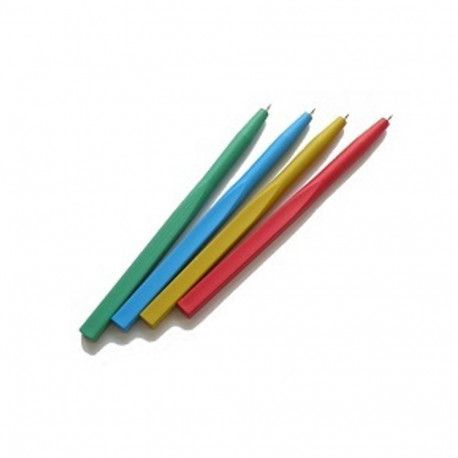 Pastapliiats metallidetektoriga tuvastatav ONE ilma taskuklambrita punane