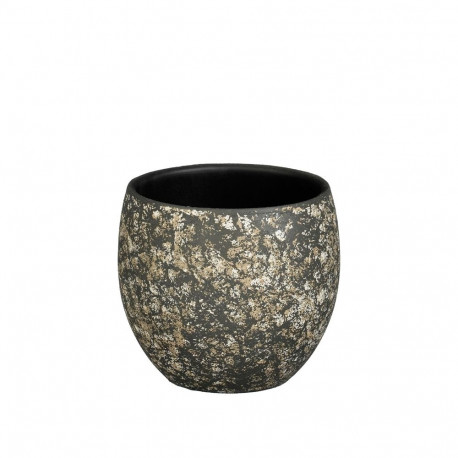 CERAMIC POT NIKAI D17 H16CM DARK GREY