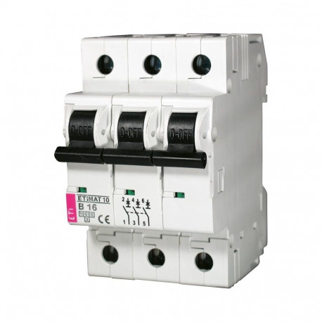 CIRCUIT BREAKER ETIMAT10 C10A 3P